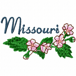 Flowers And Tree Embroidery Design 3